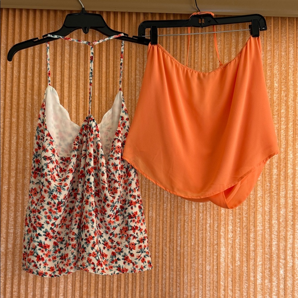 Nine Britton Floral and Naked Zebra Peach color Women's Tops - Picture 2 of 7